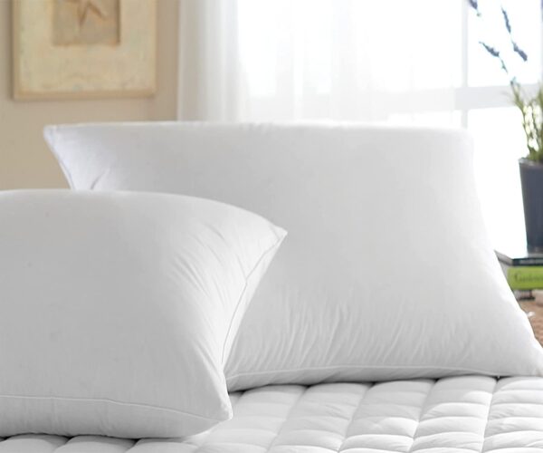 Pure White Hypoallergenic Pillows (pair) - Image 3