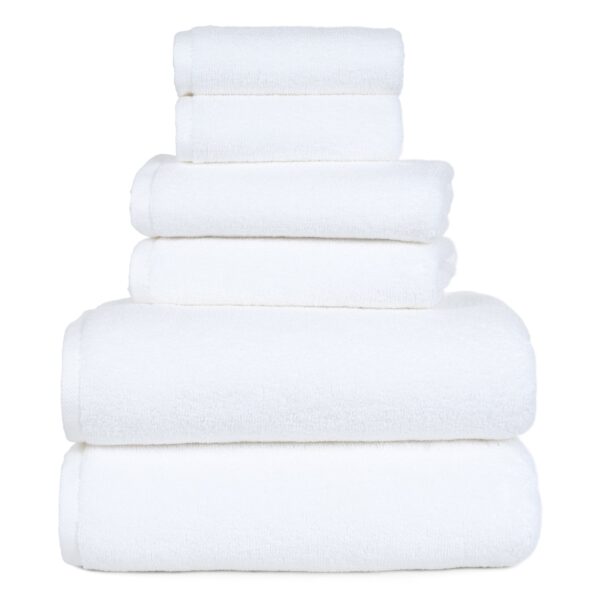 100% Absorbent White Towel - Image 2