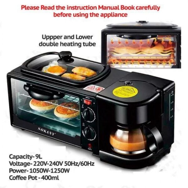 Sokany 3in1 Breakfast Maker - Image 2