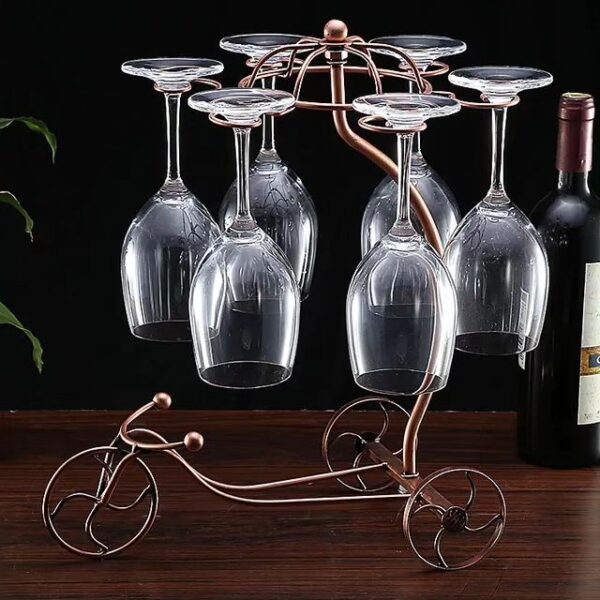 Glass and wine holder