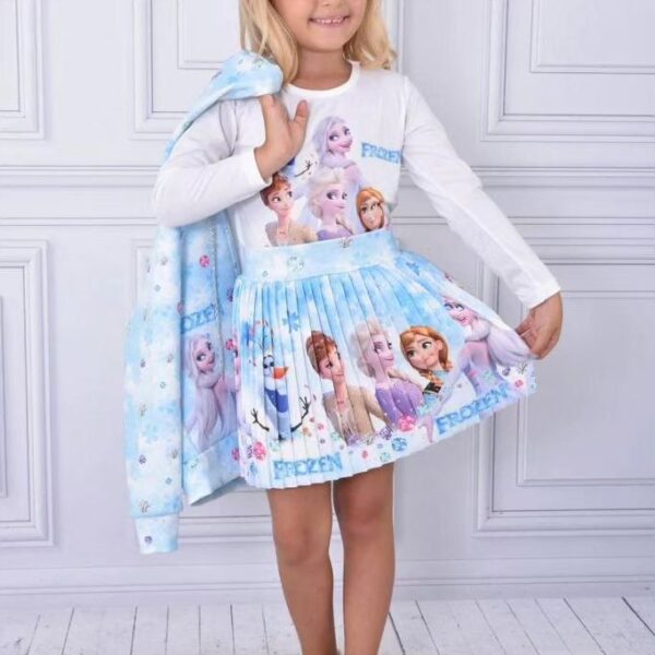 3 PIECE FROZEN SKIRT SET